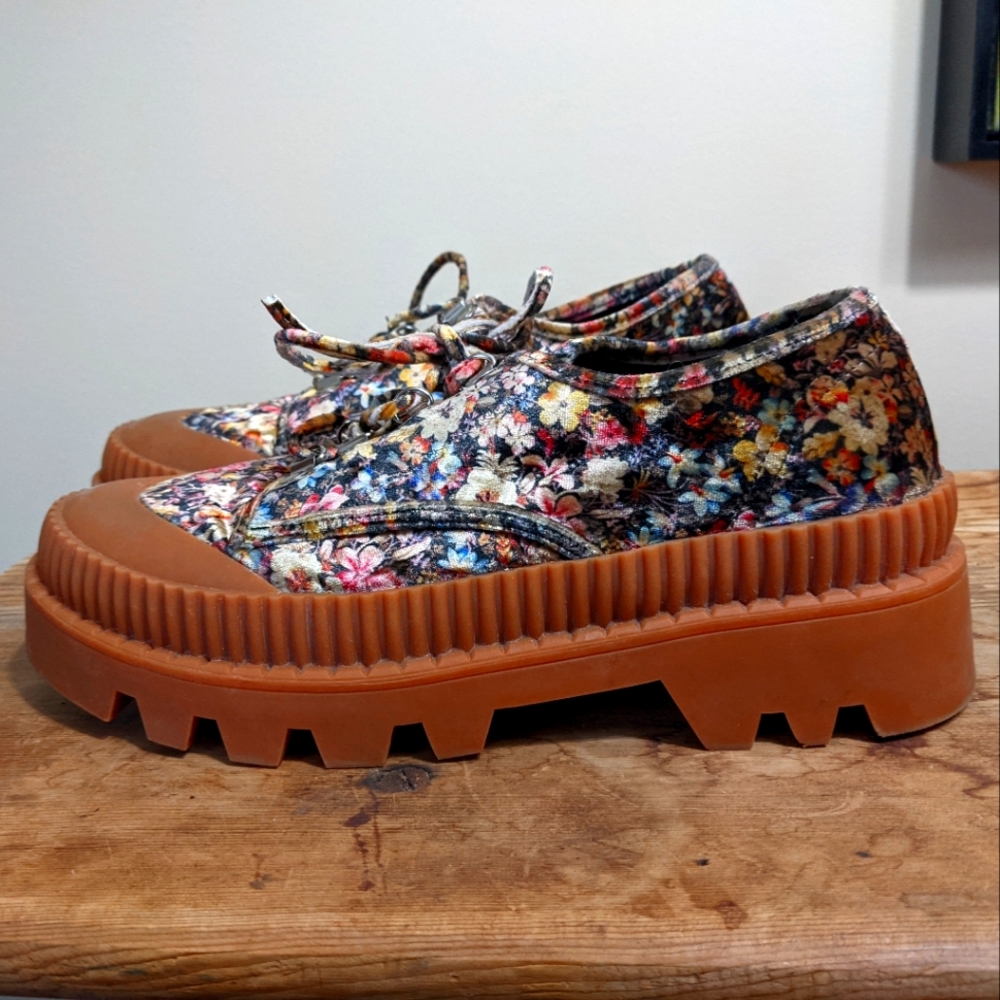 Jeffrey Campbell velvet shoes